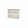 Commode 122x50x88cm - decor - lariks & cristal oak- Commode|Babycommodes