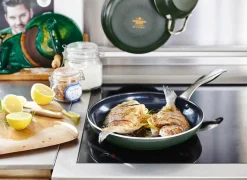 GreenPan Braadpannen|Dagelijkse Kost braadpan Ø28cm - aluminium - olijfgroen
