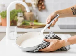 Braadpannen|Dagelijkse Kost braadpan Ø20cm - aluminium - beige & grijs