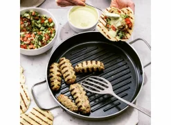 GreenPan Dagelijkse Kost grillpan Ø28cm - aluminium - olijfgroen- Grillpannen