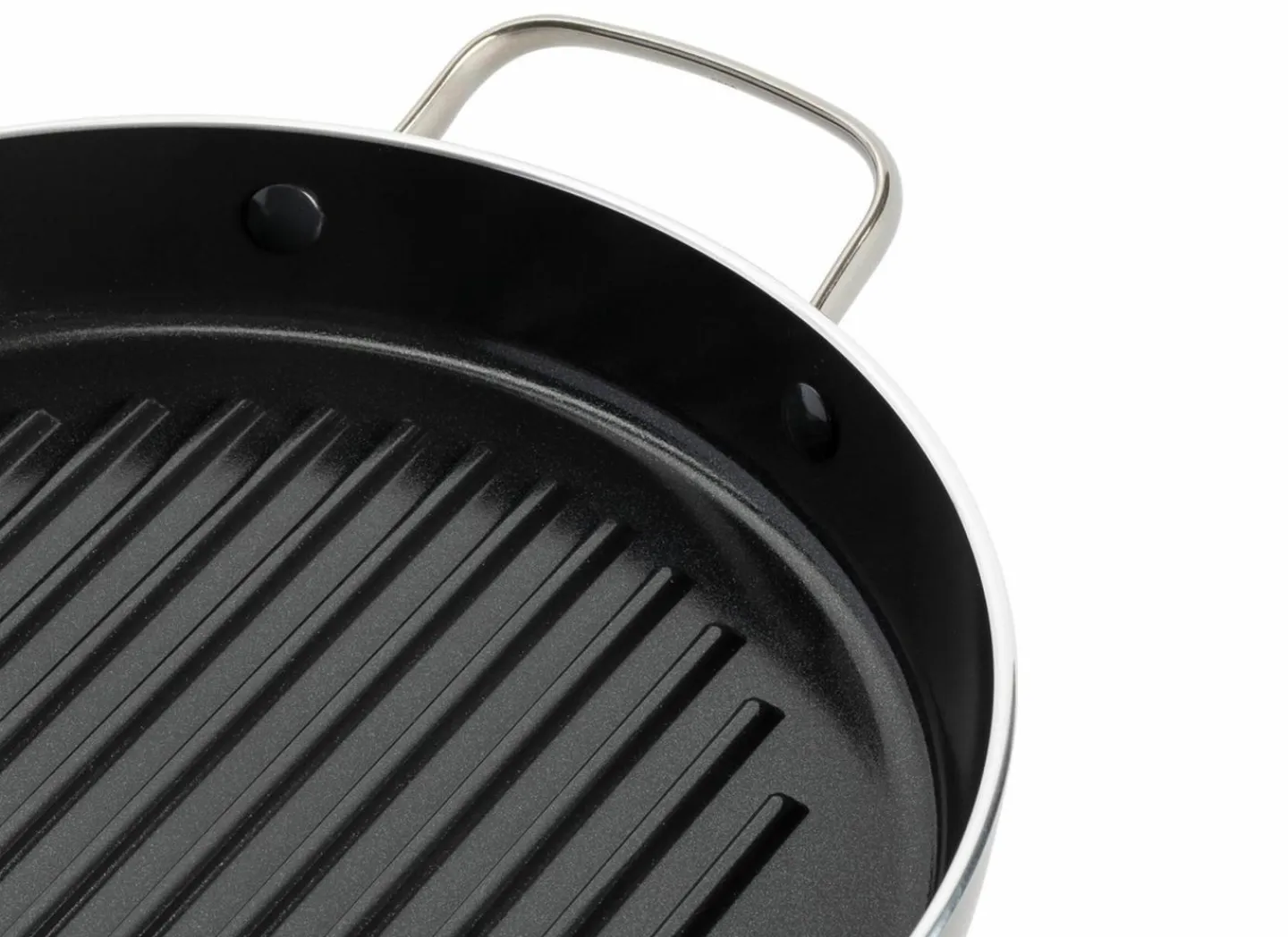 GreenPan Dagelijkse Kost grillpan Ø28cm - aluminium - olijfgroen- Grillpannen