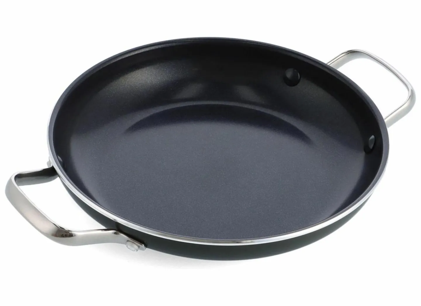 GreenPan Dagelijkse Kost sahan Ø24cm - aluminium - olijfgroen- Braadpannen