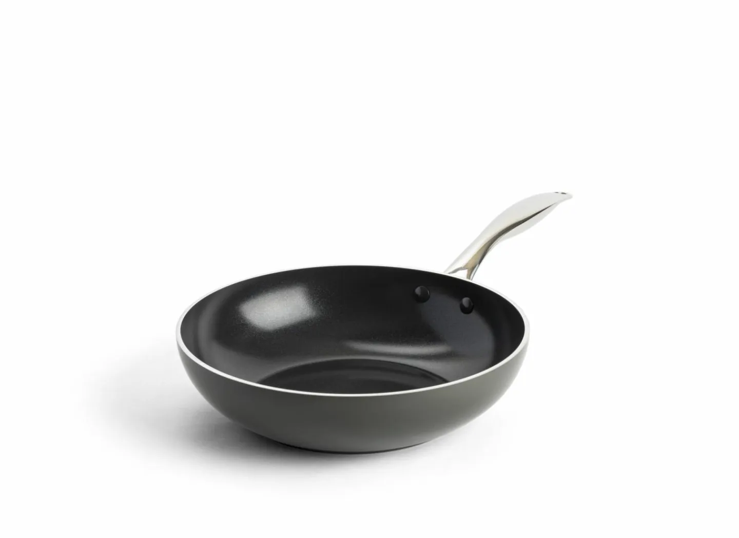 GreenPan Dagelijkse Kost wokpan Ø28cm - aluminium - olijfgroen- Wokpannen