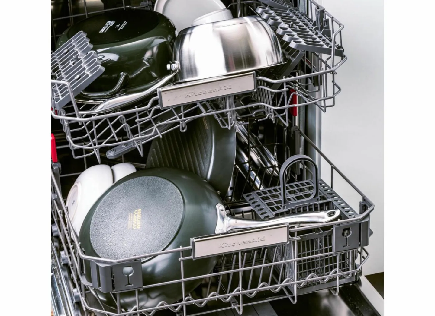 GreenPan Dagelijkse Kost wokpan Ø28cm - aluminium - olijfgroen- Wokpannen