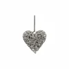 Deco Hart H24,7cm- Kerstdecoratie|Decoratieve Accessoires