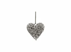 Deco Hart H24,7cm- Kerstdecoratie|Decoratieve Accessoires