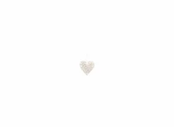Deco Hart H24,7cm- Kerstdecoratie|Decoratieve Accessoires