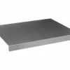Allerlei|Deegplank 50x40cm - roestvrij staal - grijs