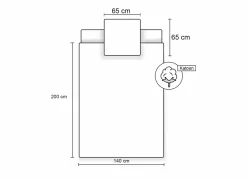 Dekbedovertrek Frozen 140x200cm - katoen - meerkleurig- Dekbedovertrekken