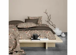 Dekbedovertrek Geisha 240x200/220cm - katoen - taupe- Dekbedovertrekken