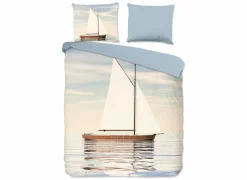 Dekbedovertrekken|Dekbedovertrek Meri 240x220cm - katoen - blauw