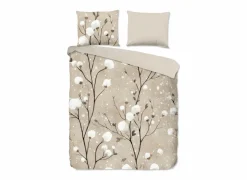 Dekbedovertrekken|Dekbedovertrek Ralfa 240x220cm - microvezel - zand