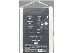 Dekbedovertrek 260x240cm - katoen - satijn wit- Dekbedovertrekken