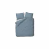 Dekbedovertrek 140x200/220cm - percale katoen - blauw- Dekbedovertrekken