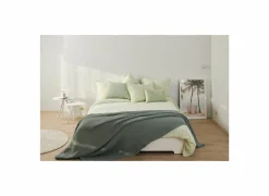 Dekbedovertrek 240x200/220cm - tetra katoen - lichtgroen- Dekbedovertrekken