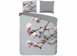 Dekbedovertrekken|Dekbedovertrek Yule 200x220cm - microvezel - grijs