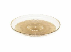 Dessertborden|Dessertbord Celeste Ø20cm - glas - goud