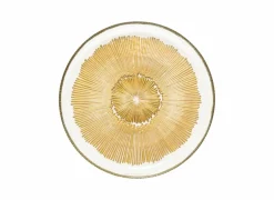 Dessertborden|Dessertbord Celeste Ø20cm - glas - goud