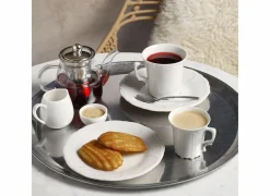 Bonbistro Dessertborden|Dessertbord Retro Ø16,5cm - porselein - ivoor