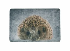 Deurmatten|Deurmatten|Deurmat Egel 75x50cm - polyester - grijs