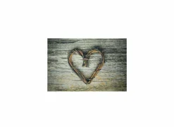 Deurmatten|Deurmatten|Deurmat Heart Twigs 50x75cm - polyestervezel  - beige