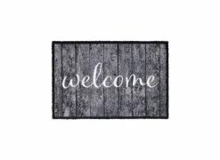 Deurmat Lima Welcome 50x75cm - rubber - grijs- Deurmatten|Deurmatten