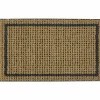 Deurmatten|Deurmatten|Deurmat Riviera Border 45x75cm - kokos - bruin