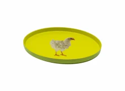 Dienblad Kip 28x17cm - kunststof - groen- Dienbladen