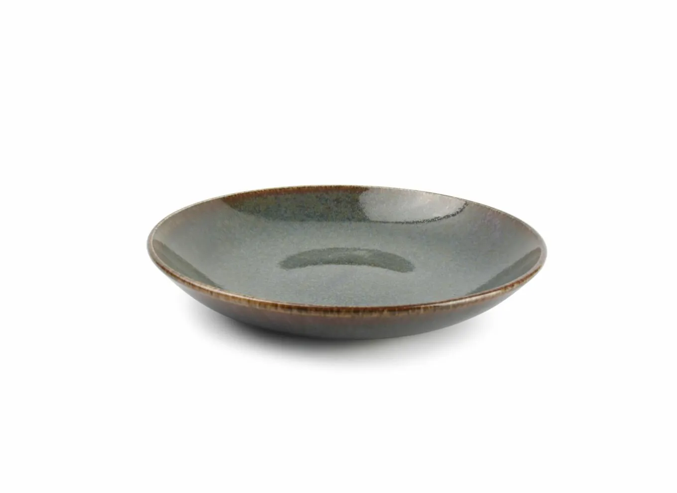 Salt & Pepper Diepe Borden|Diep bord Cirro Ø26cm - porselein - groen