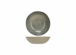 Cosy & Trendy Diep bord Oona Ø19cm - keramiek - zand & groen- Diepe Borden
