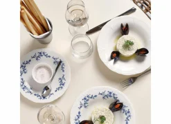 Bonbistro Diepe Borden|Diep bord Retro Ø23,5x4cm - porselein - ivoor