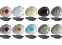 Cosy & Trendy Diep bord Streetfood festival 7,5x6,5cm - keramiek - multicolor- Diepe Borden|Hapjes