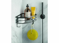 Doucherek|Doucherek Origin 21x38x13cm - metaal - zwart