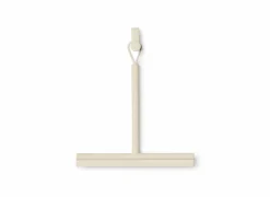 Brabantia Douchewissers|Douchewissers ReNew met deurhaak 24x26cm - silicone - soft beige