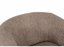 Draaifauteuil Alken 87x87x77cm - stof - roze- Fauteuils