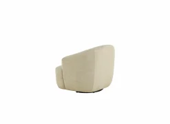 Draaifauteuil Dora 80x86x76cm linnen - beige- Fauteuils