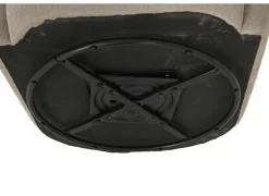 Draaifauteuil Gela 85x95x80cm - stof - lichtbruin- Fauteuils