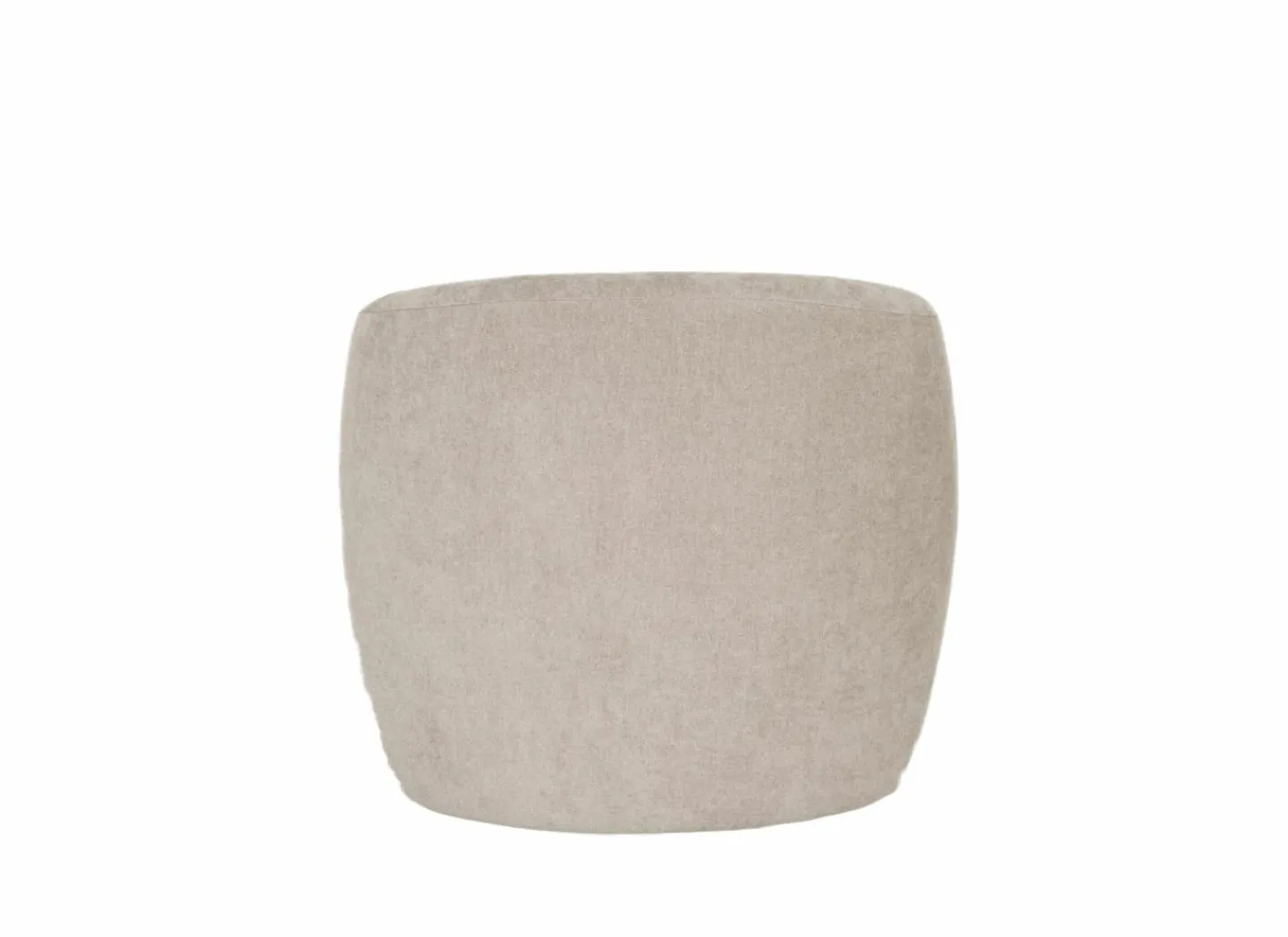 Draaifauteuil Gela 85x95x80cm - stof - lichtbruin- Fauteuils