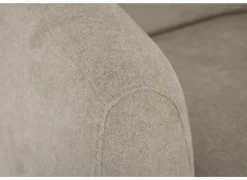 Draaifauteuil Gela 85x95x80cm - stof - lichtbruin- Fauteuils