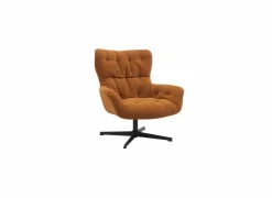Draaifauteuil Hopi 80x83x88cm - stof - oranje- Fauteuils