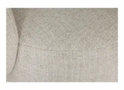 Draaifauteuil Pasoa Ø90x82cm - stof - beige naturel- Fauteuils