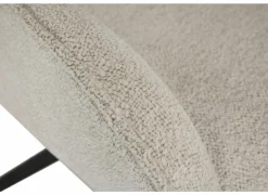 Draaistoel Augure stof wit- Eetkamerstoelen