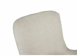 Draaistoel Augure stof wit- Eetkamerstoelen