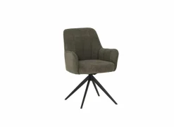 Draaistoel Bonzo 59x58x88cm - stof - groen- Eetkamerstoelen