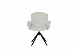 Eetkamerstoelen|Draaistoel Josea 66x55x88cm - polyestervezel - beige