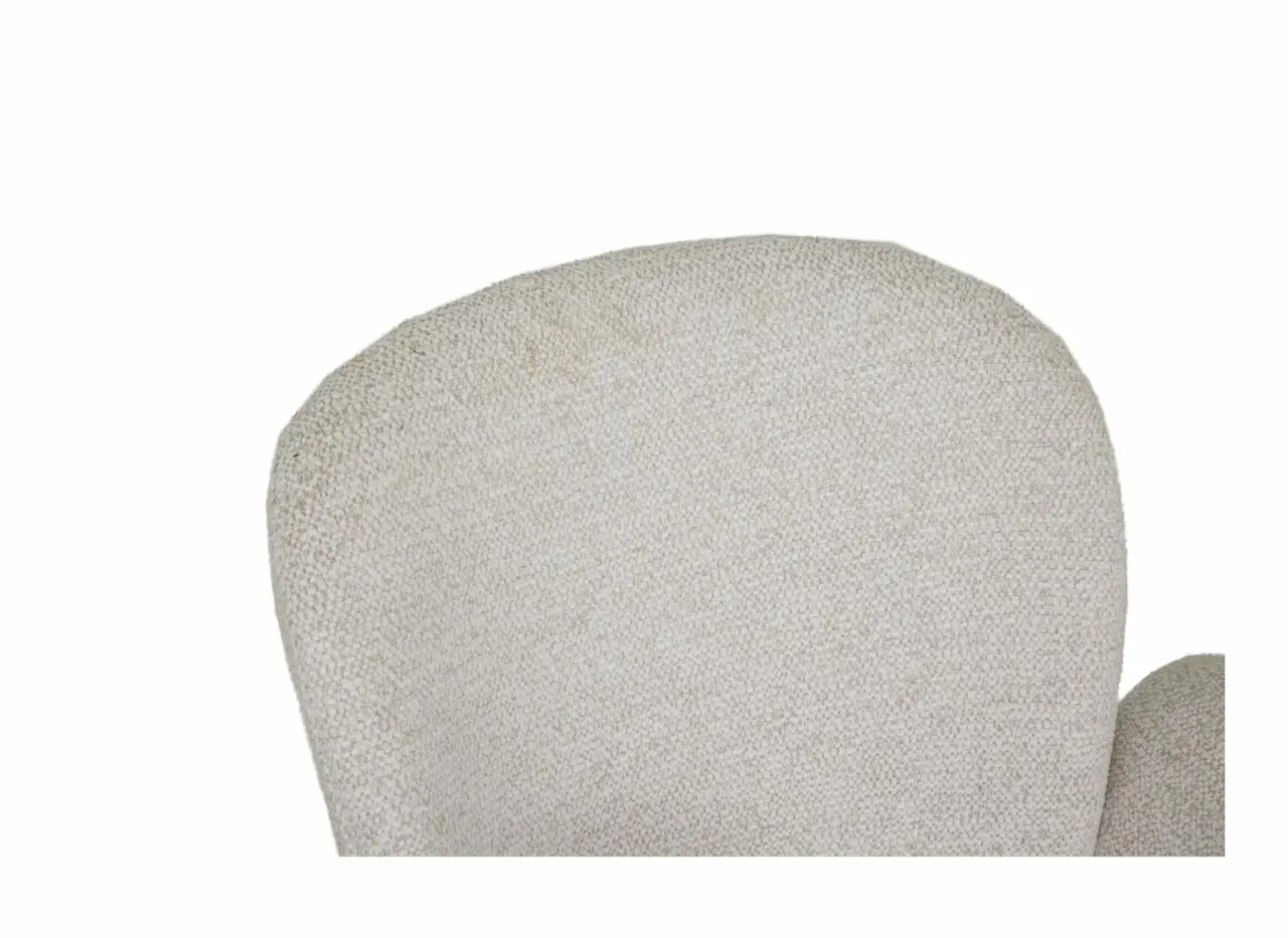 Eetkamerstoelen|Draaistoel Josea 66x55x88cm - polyestervezel - beige