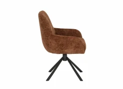 Draaistoel Jump 47x60x88cm - stof - oranje- Eetkamerstoelen