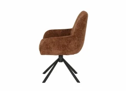 Draaistoel Jump 47x60x88cm - stof - oranje- Eetkamerstoelen