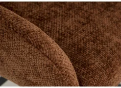 Draaistoel Jump 47x60x88cm - stof - oranje- Eetkamerstoelen