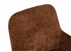 Draaistoel Jump 47x60x88cm - stof - oranje- Eetkamerstoelen